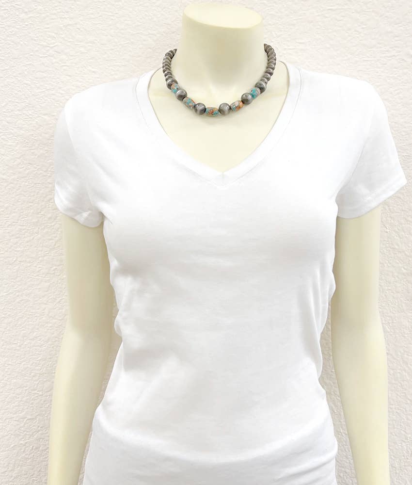 15" Navajo Gemstone Necklace