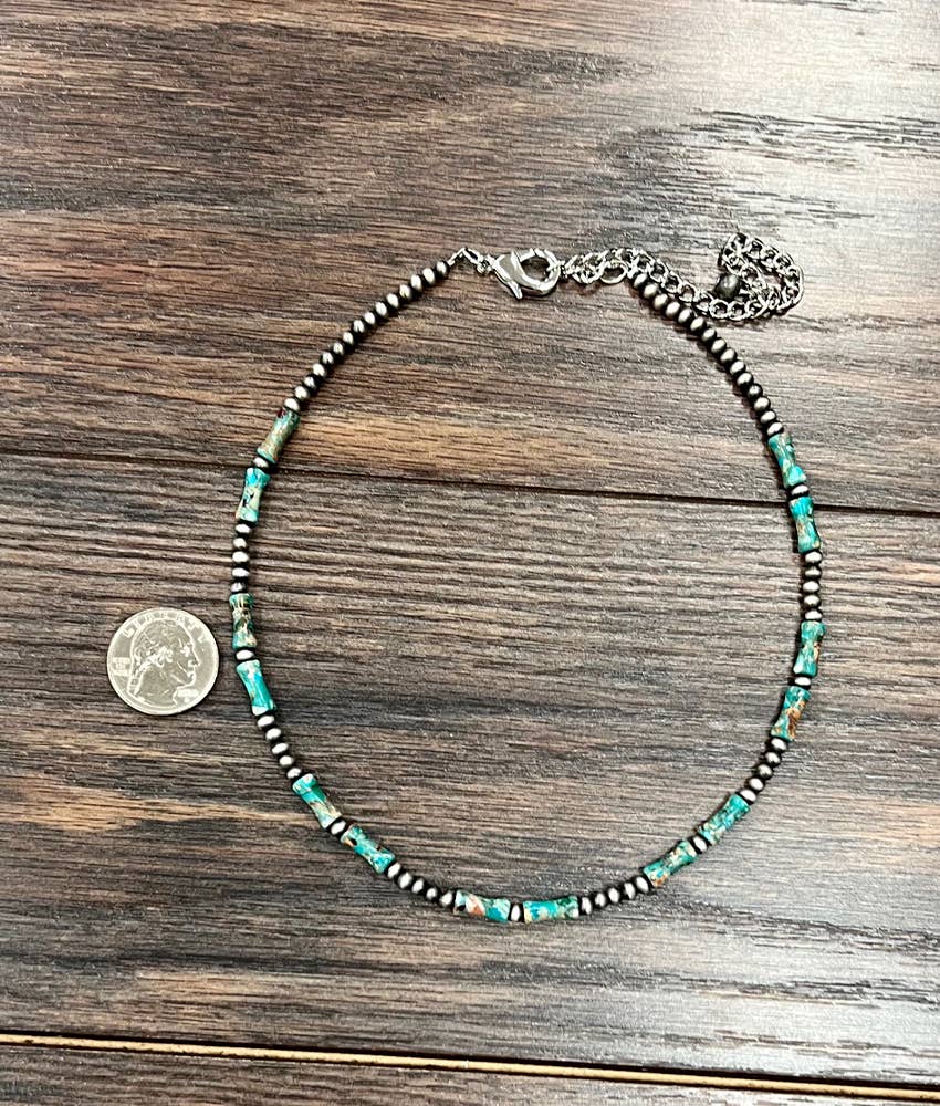 16" 12mm Gemstone Necklace