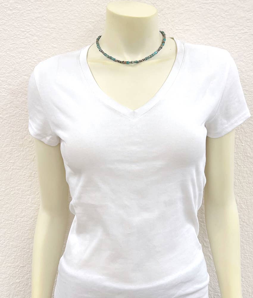 16" 12mm Gemstone Necklace