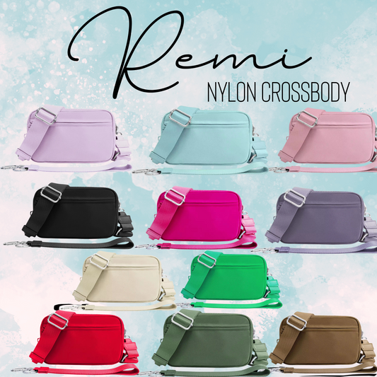 Remi - Nylon Crossbody Solid - PREORDER