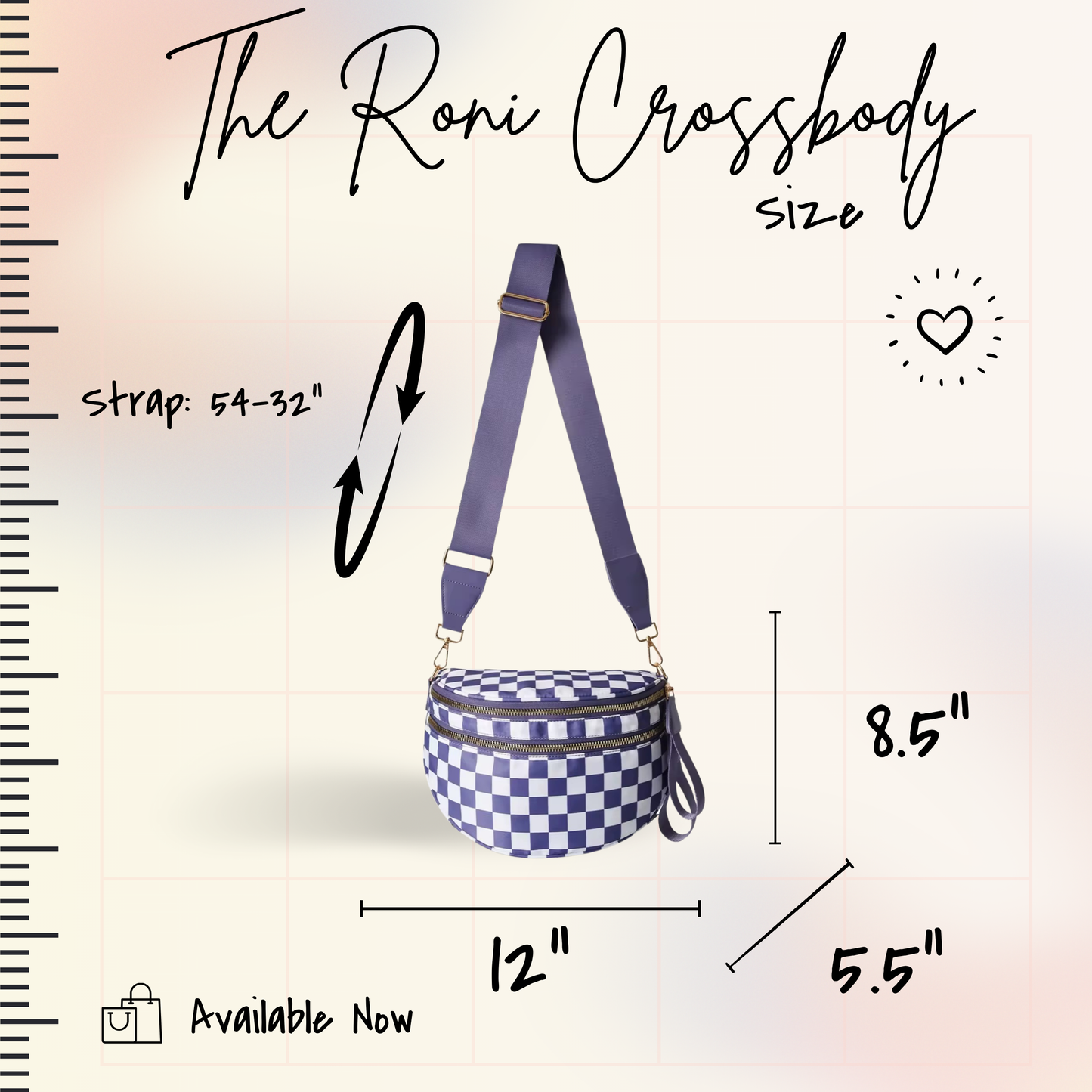 The Roni Nylon Crossbody - Rainbow Animal Print - PREORDER