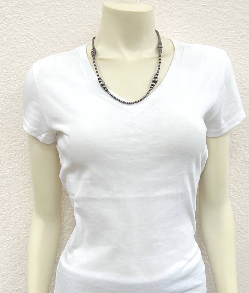 22" Clustered Navajo Bead Necklace