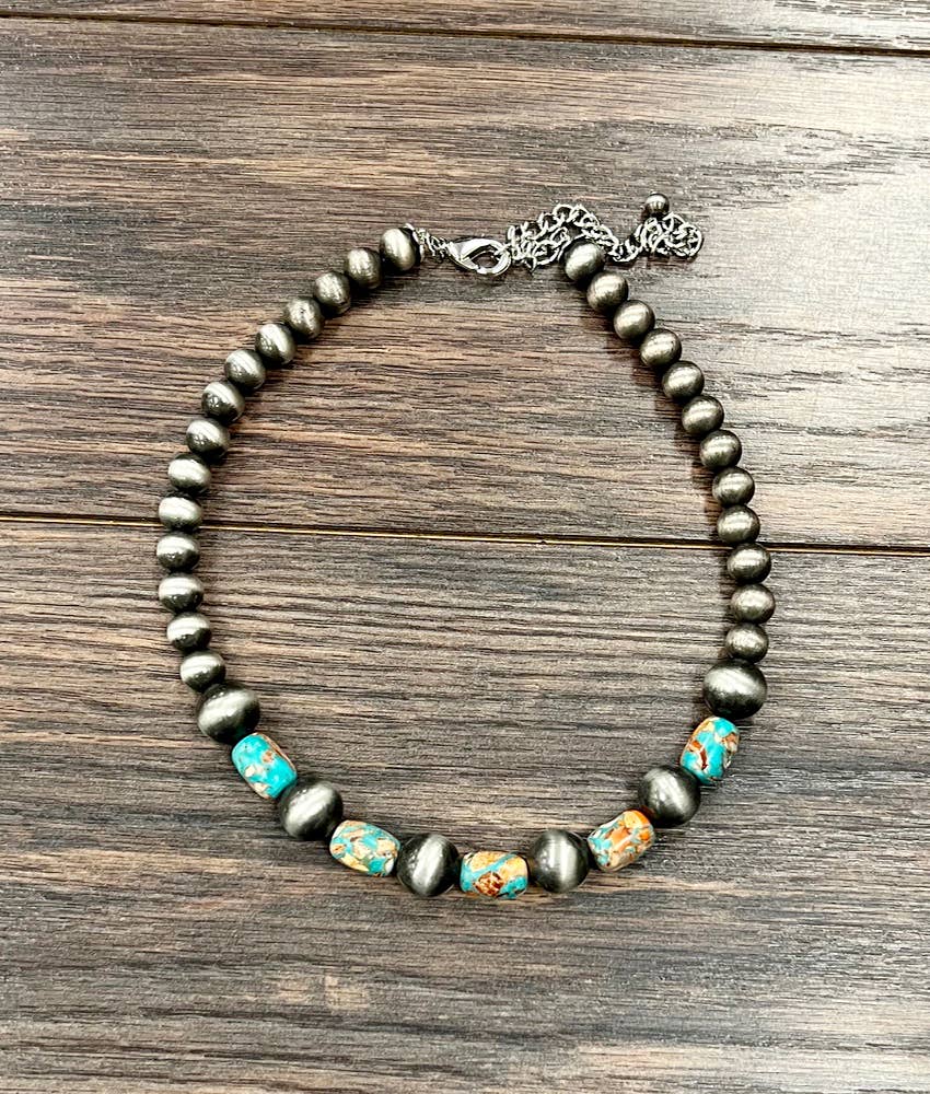 15" Navajo Gemstone Necklace
